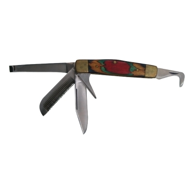 Horseman s Knife Multi-Colored Handle